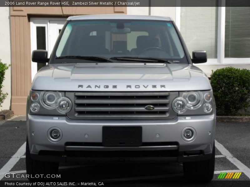 Zambezi Silver Metallic / Charcoal/Jet 2006 Land Rover Range Rover HSE