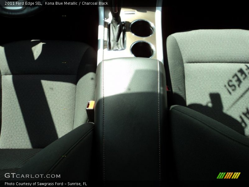 Kona Blue Metallic / Charcoal Black 2011 Ford Edge SEL