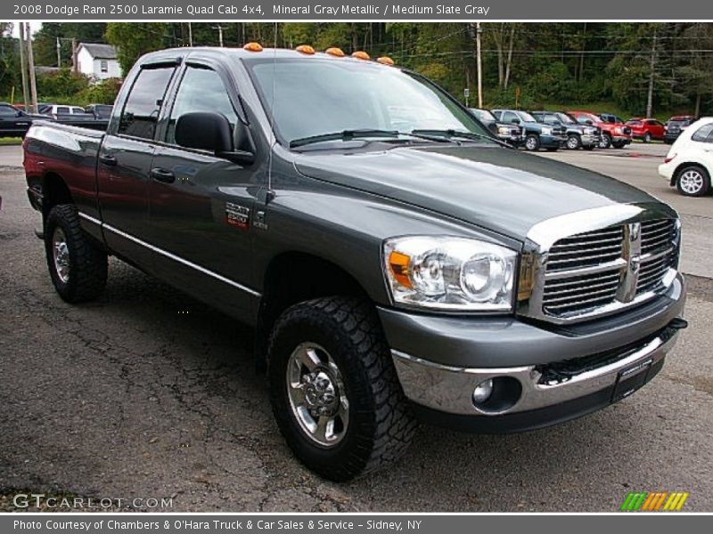 Mineral Gray Metallic / Medium Slate Gray 2008 Dodge Ram 2500 Laramie Quad Cab 4x4