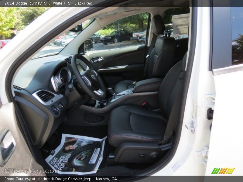 White / R/T Black/Red 2014 Dodge Journey R/T