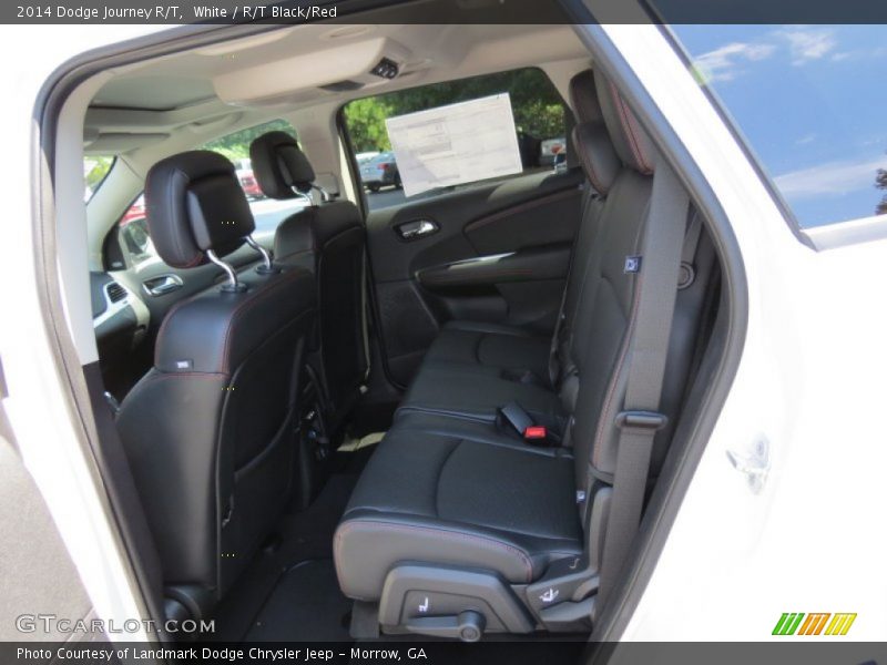 White / R/T Black/Red 2014 Dodge Journey R/T