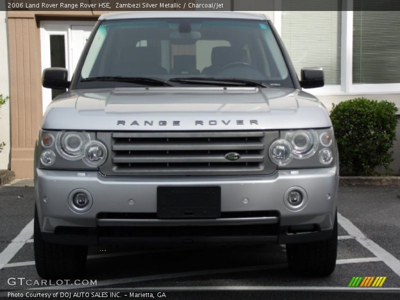 Zambezi Silver Metallic / Charcoal/Jet 2006 Land Rover Range Rover HSE