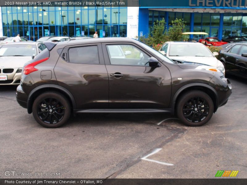 Metallic Bronze / Black/Red/Silver Trim 2013 Nissan Juke SL AWD