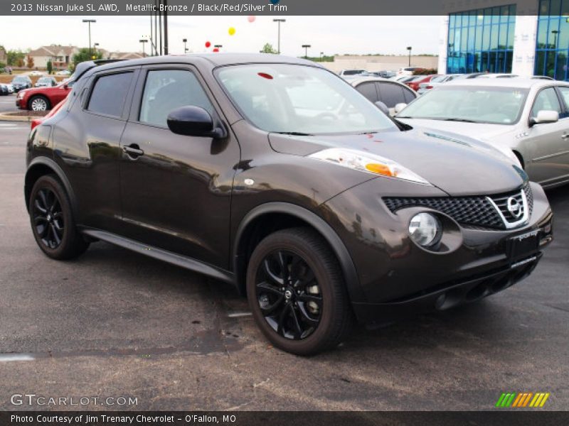 Metallic Bronze / Black/Red/Silver Trim 2013 Nissan Juke SL AWD