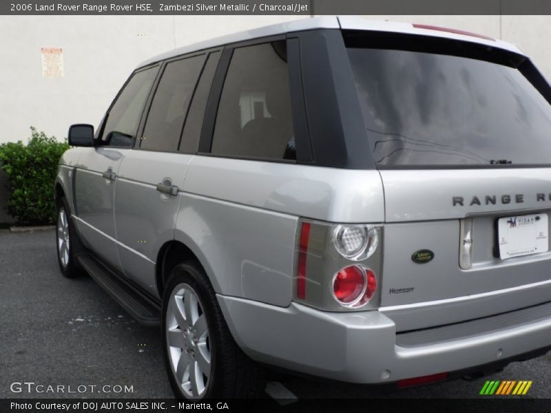 Zambezi Silver Metallic / Charcoal/Jet 2006 Land Rover Range Rover HSE