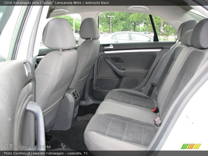 Campanella White / Anthracite Black 2008 Volkswagen Jetta S Sedan