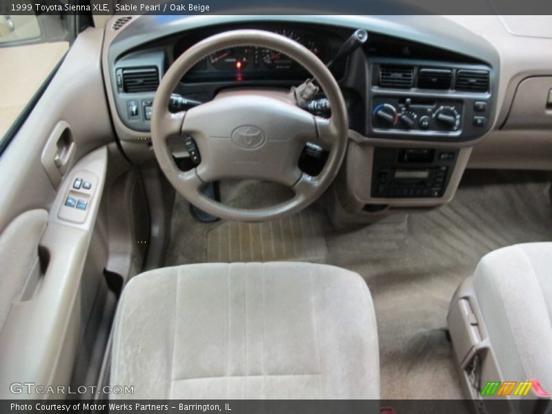 Sable Pearl / Oak Beige 1999 Toyota Sienna XLE