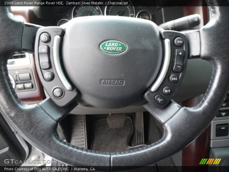 Zambezi Silver Metallic / Charcoal/Jet 2006 Land Rover Range Rover HSE
