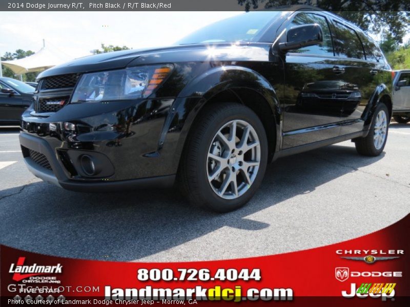 Pitch Black / R/T Black/Red 2014 Dodge Journey R/T