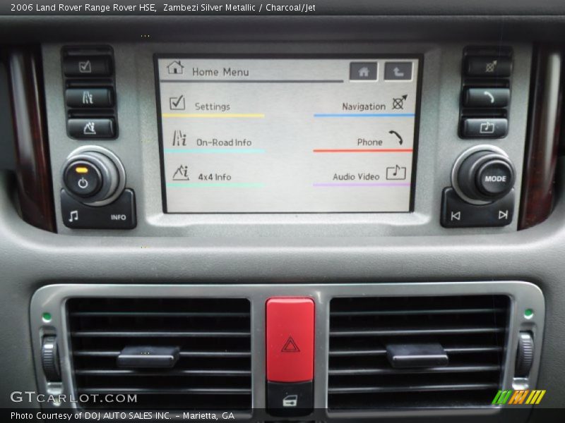 Zambezi Silver Metallic / Charcoal/Jet 2006 Land Rover Range Rover HSE