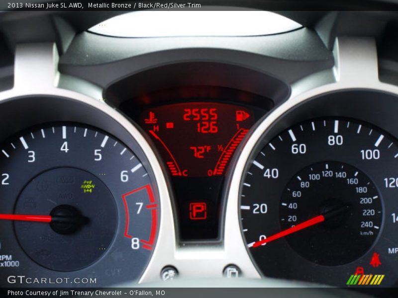 Metallic Bronze / Black/Red/Silver Trim 2013 Nissan Juke SL AWD