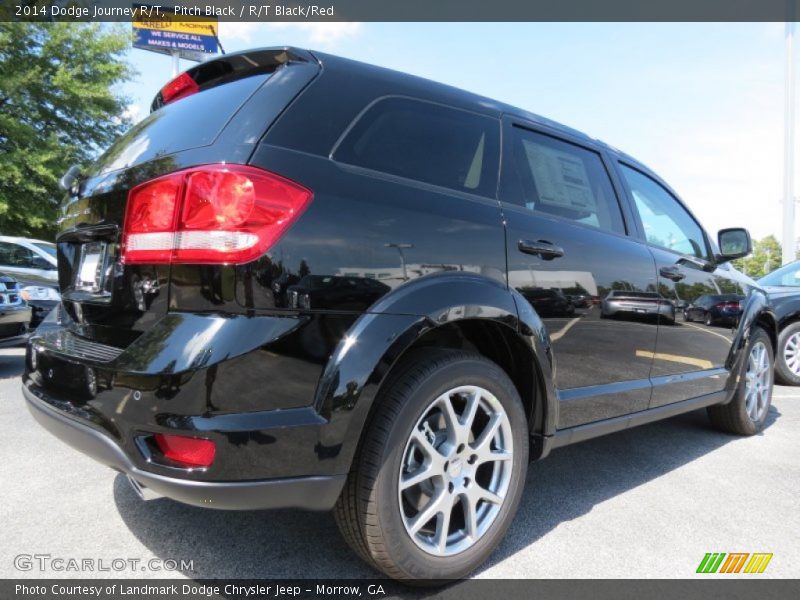 Pitch Black / R/T Black/Red 2014 Dodge Journey R/T