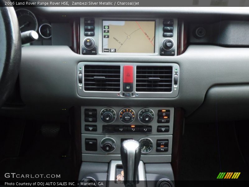 Zambezi Silver Metallic / Charcoal/Jet 2006 Land Rover Range Rover HSE