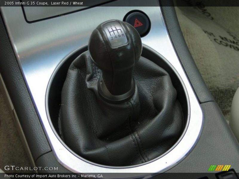 Laser Red / Wheat 2005 Infiniti G 35 Coupe