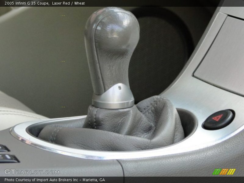Laser Red / Wheat 2005 Infiniti G 35 Coupe
