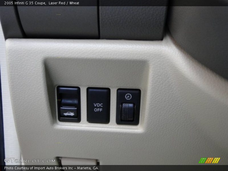 Laser Red / Wheat 2005 Infiniti G 35 Coupe