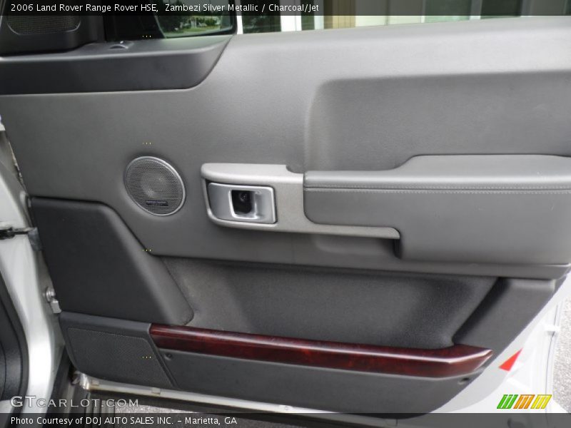 Zambezi Silver Metallic / Charcoal/Jet 2006 Land Rover Range Rover HSE