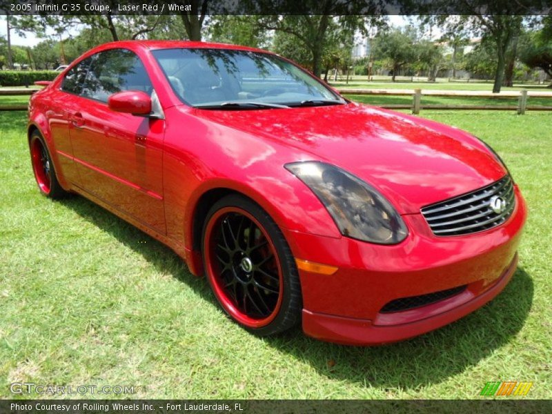 Laser Red / Wheat 2005 Infiniti G 35 Coupe