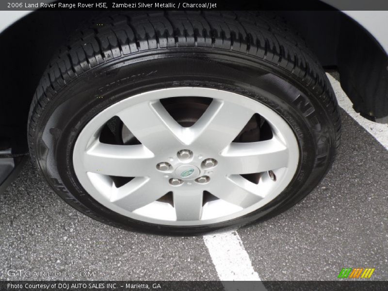 Zambezi Silver Metallic / Charcoal/Jet 2006 Land Rover Range Rover HSE