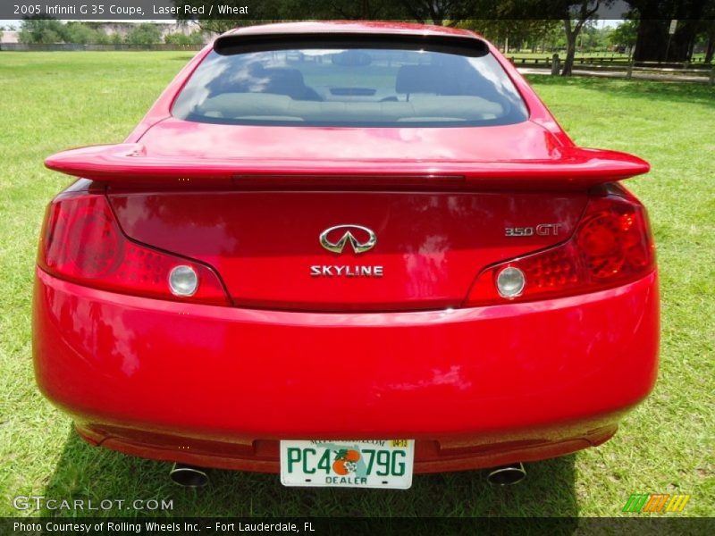 Laser Red / Wheat 2005 Infiniti G 35 Coupe