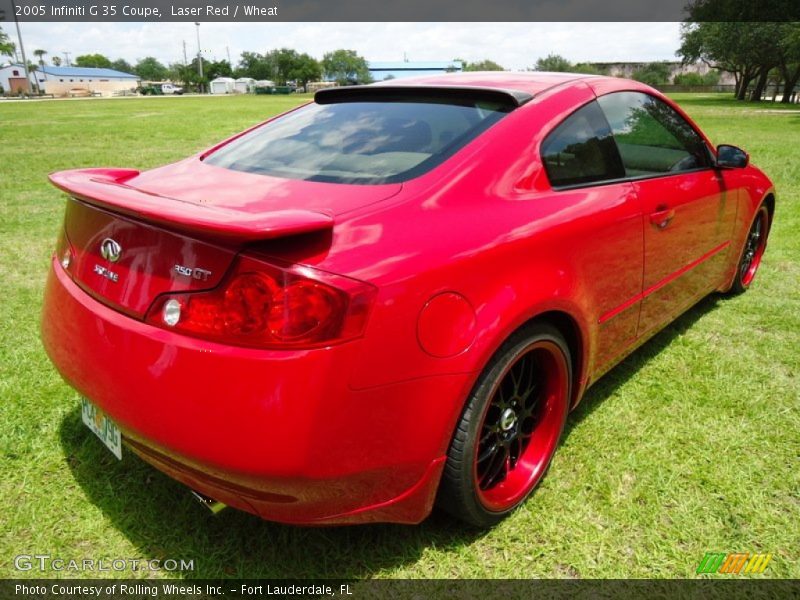 Laser Red / Wheat 2005 Infiniti G 35 Coupe