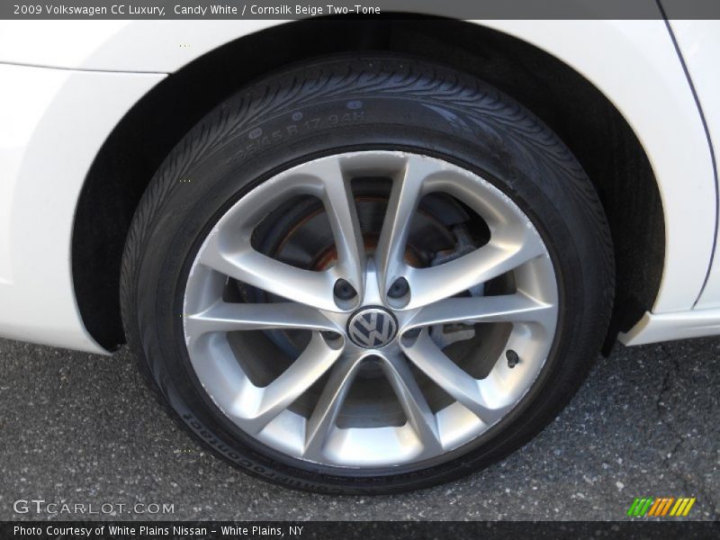Candy White / Cornsilk Beige Two-Tone 2009 Volkswagen CC Luxury