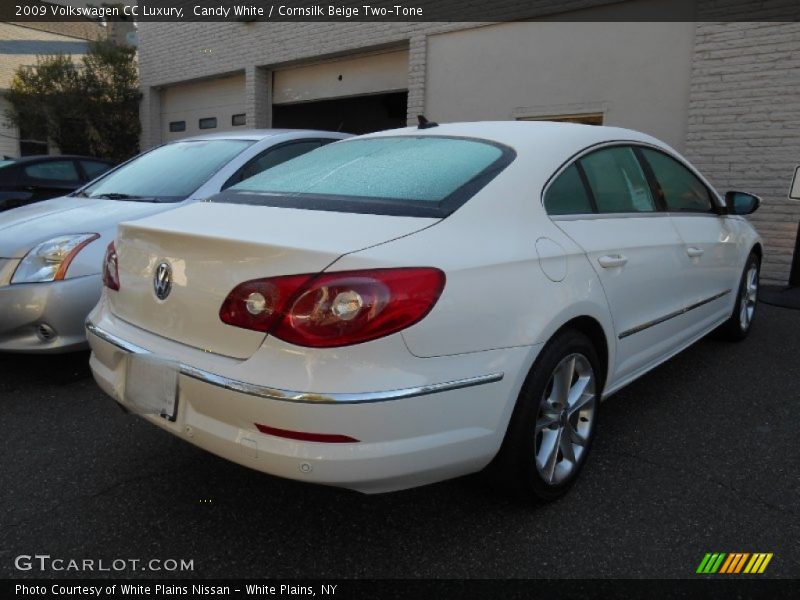 Candy White / Cornsilk Beige Two-Tone 2009 Volkswagen CC Luxury