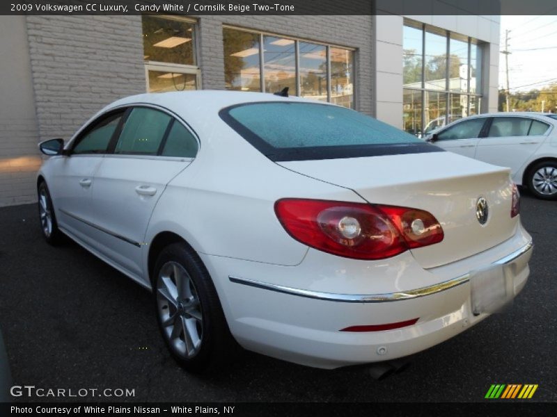 Candy White / Cornsilk Beige Two-Tone 2009 Volkswagen CC Luxury