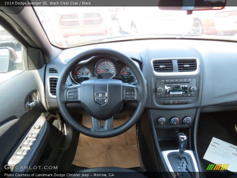 Black Clear Coat / Black 2014 Dodge Avenger SE