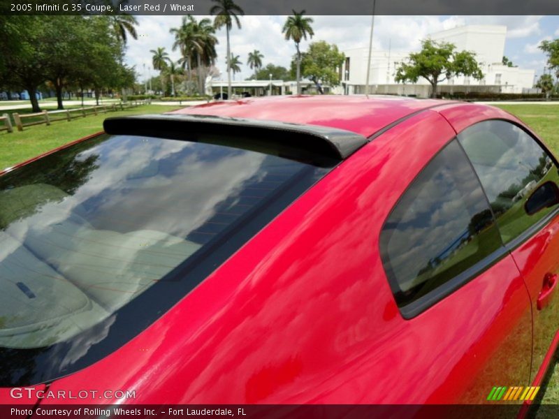 Laser Red / Wheat 2005 Infiniti G 35 Coupe