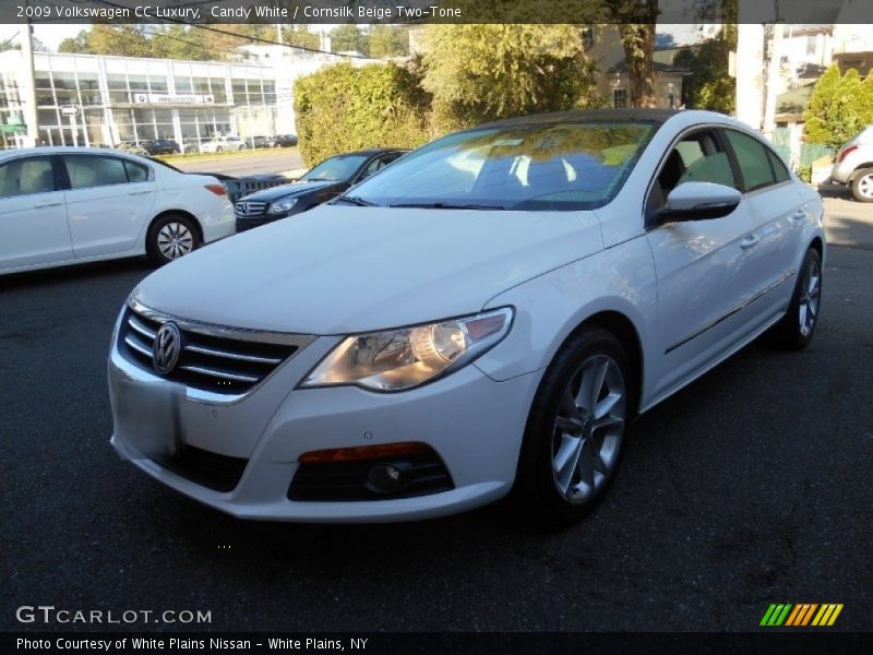 Candy White / Cornsilk Beige Two-Tone 2009 Volkswagen CC Luxury
