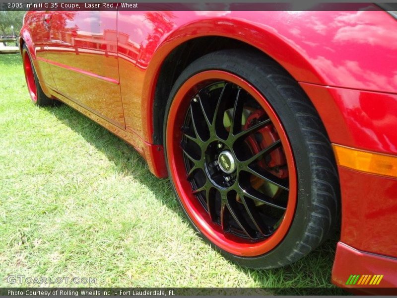 Laser Red / Wheat 2005 Infiniti G 35 Coupe