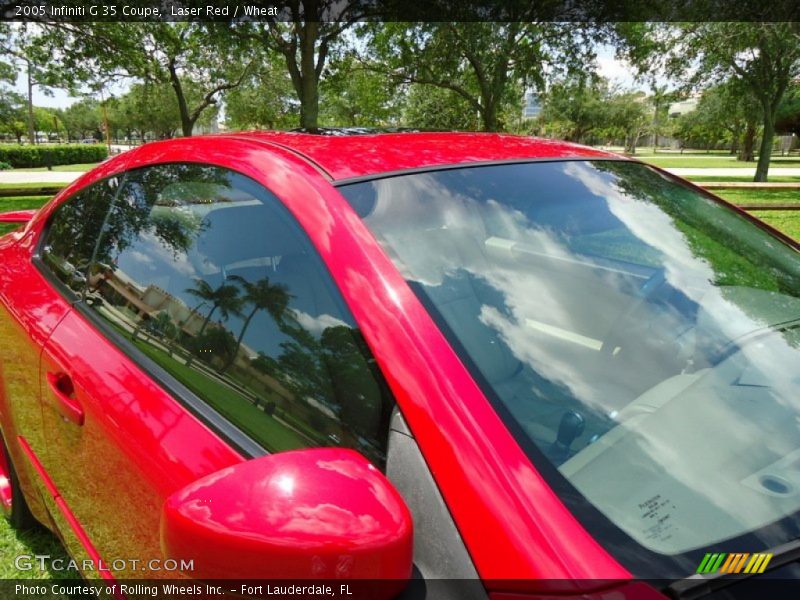 Laser Red / Wheat 2005 Infiniti G 35 Coupe