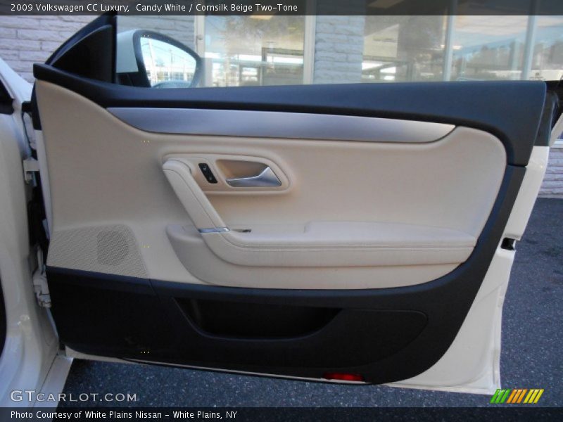 Candy White / Cornsilk Beige Two-Tone 2009 Volkswagen CC Luxury