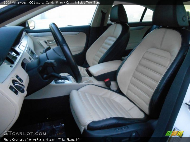 Candy White / Cornsilk Beige Two-Tone 2009 Volkswagen CC Luxury