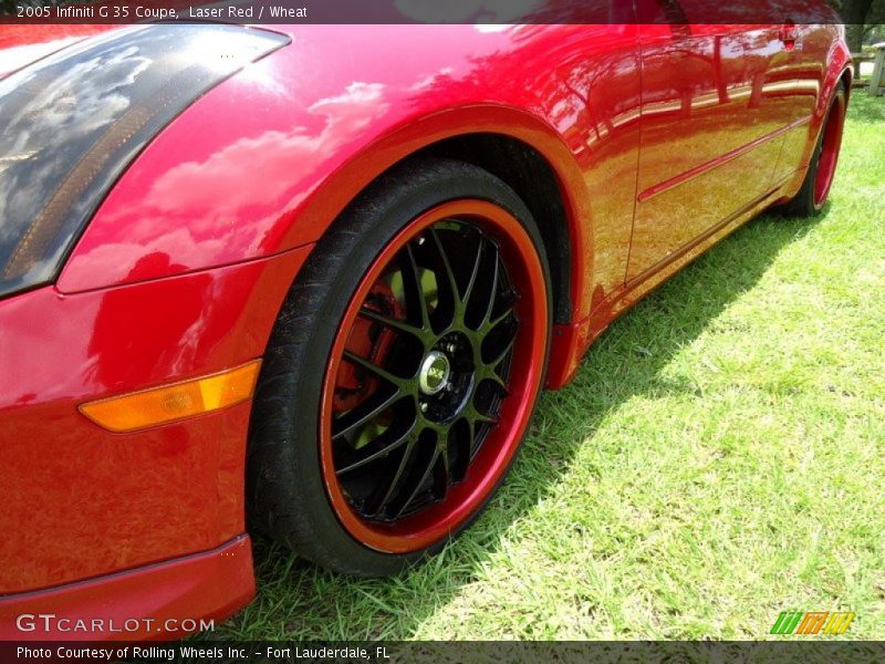 Laser Red / Wheat 2005 Infiniti G 35 Coupe