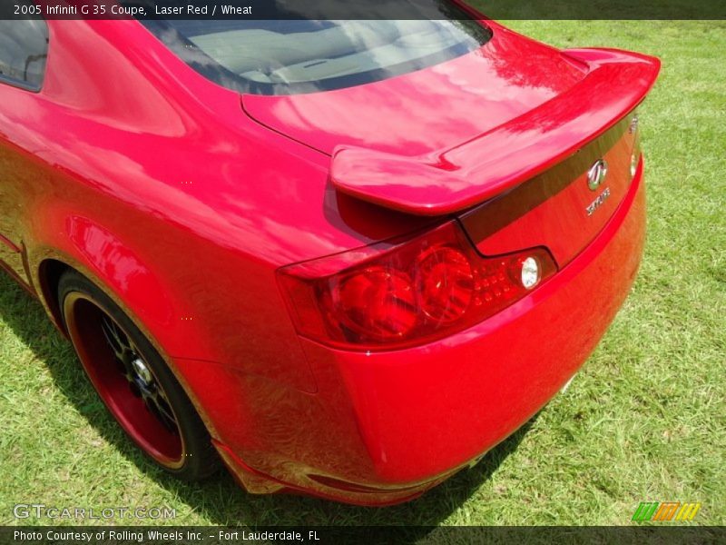 Laser Red / Wheat 2005 Infiniti G 35 Coupe