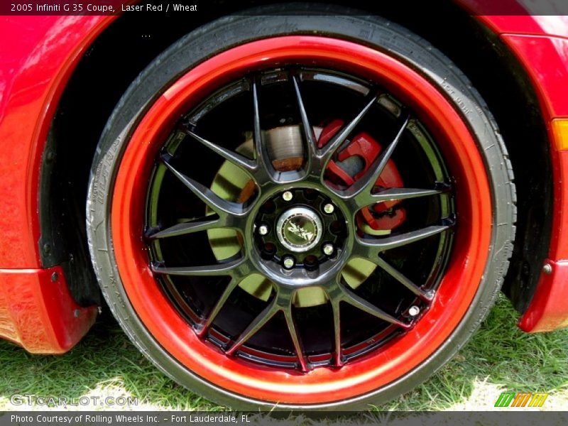 Laser Red / Wheat 2005 Infiniti G 35 Coupe