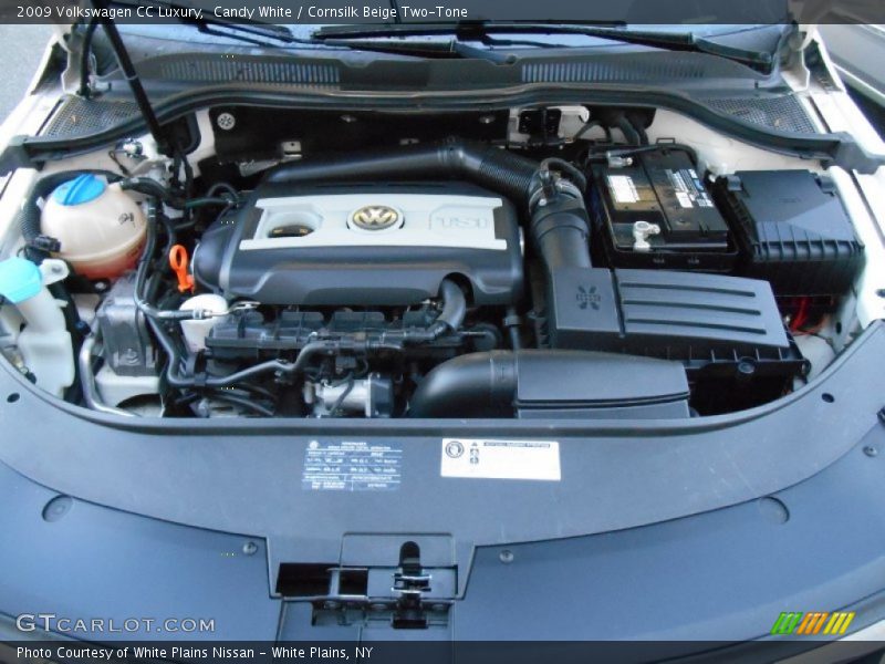 Candy White / Cornsilk Beige Two-Tone 2009 Volkswagen CC Luxury