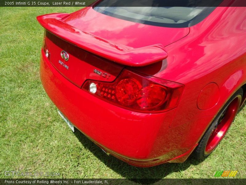 Laser Red / Wheat 2005 Infiniti G 35 Coupe