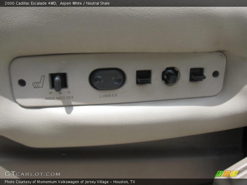 Aspen White / Neutral Shale 2000 Cadillac Escalade 4WD