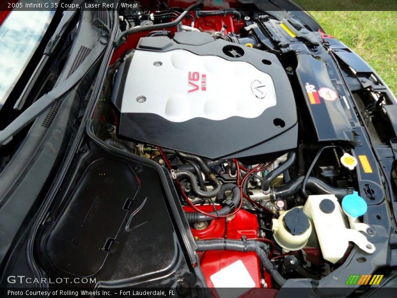 Laser Red / Wheat 2005 Infiniti G 35 Coupe
