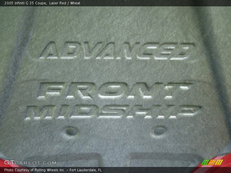 Laser Red / Wheat 2005 Infiniti G 35 Coupe