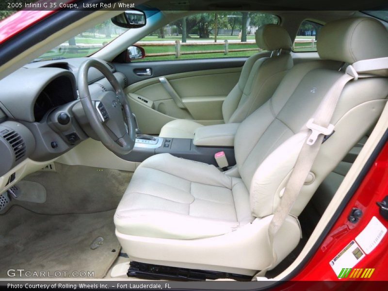 Laser Red / Wheat 2005 Infiniti G 35 Coupe