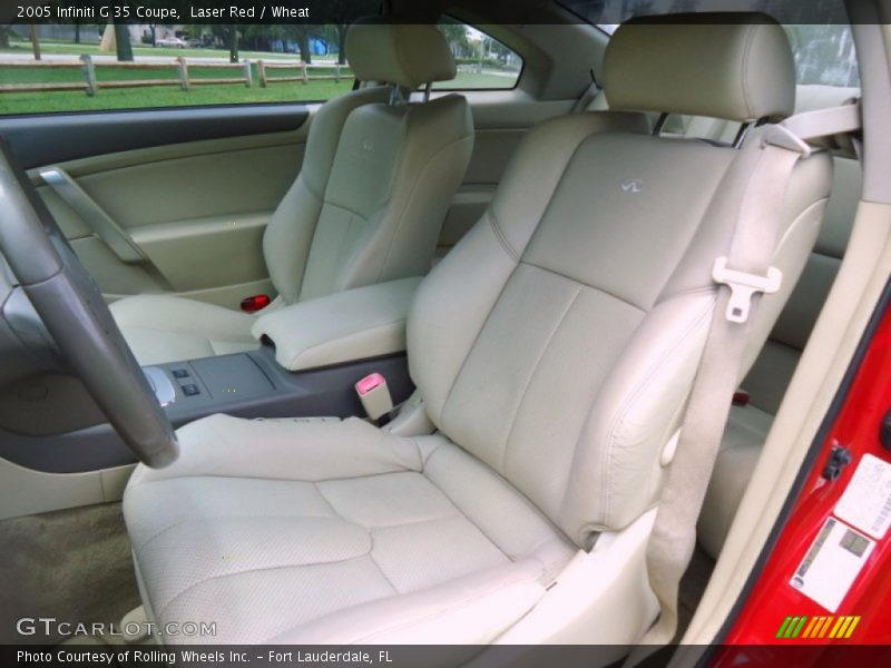 Laser Red / Wheat 2005 Infiniti G 35 Coupe