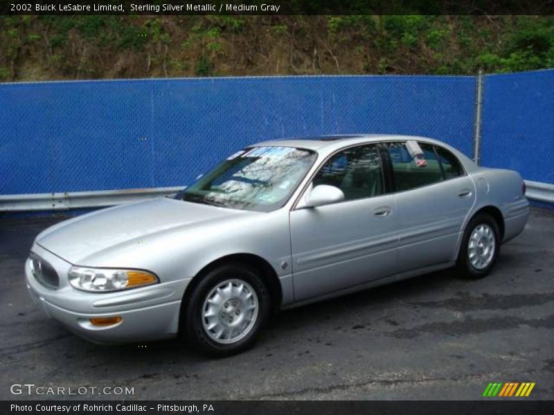 Sterling Silver Metallic / Medium Gray 2002 Buick LeSabre Limited