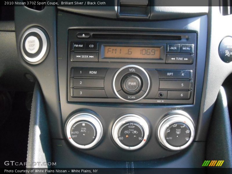 Brilliant Silver / Black Cloth 2010 Nissan 370Z Sport Coupe