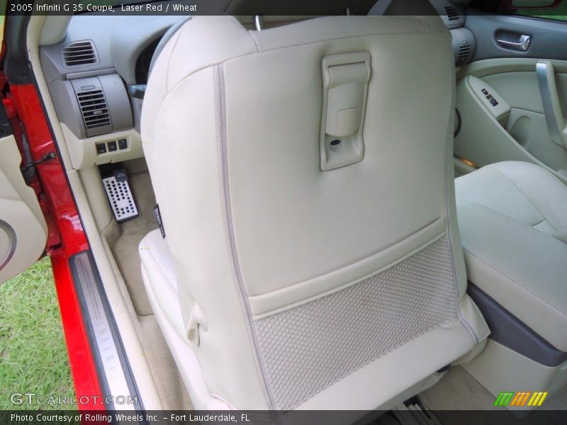 Laser Red / Wheat 2005 Infiniti G 35 Coupe