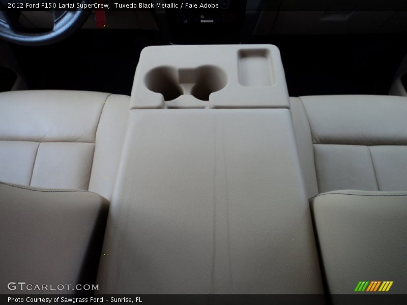 Tuxedo Black Metallic / Pale Adobe 2012 Ford F150 Lariat SuperCrew