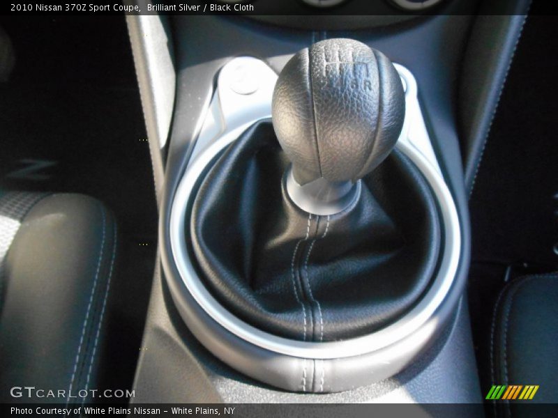 Brilliant Silver / Black Cloth 2010 Nissan 370Z Sport Coupe